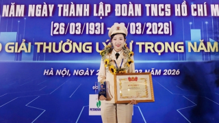 Thủ lĩnh Đoàn nhiệt huyết, nhận Giải thưởng Lý Tự Trọng năm 2026